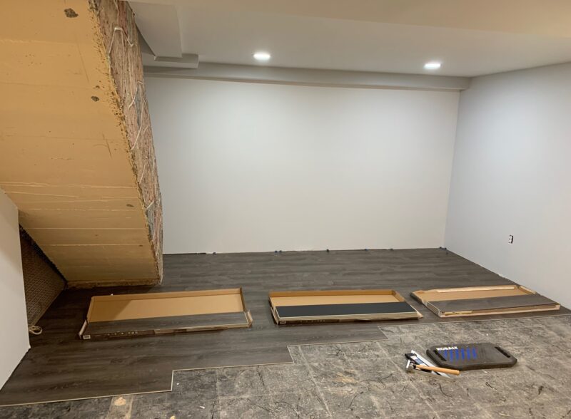 Basement Flooring Installation